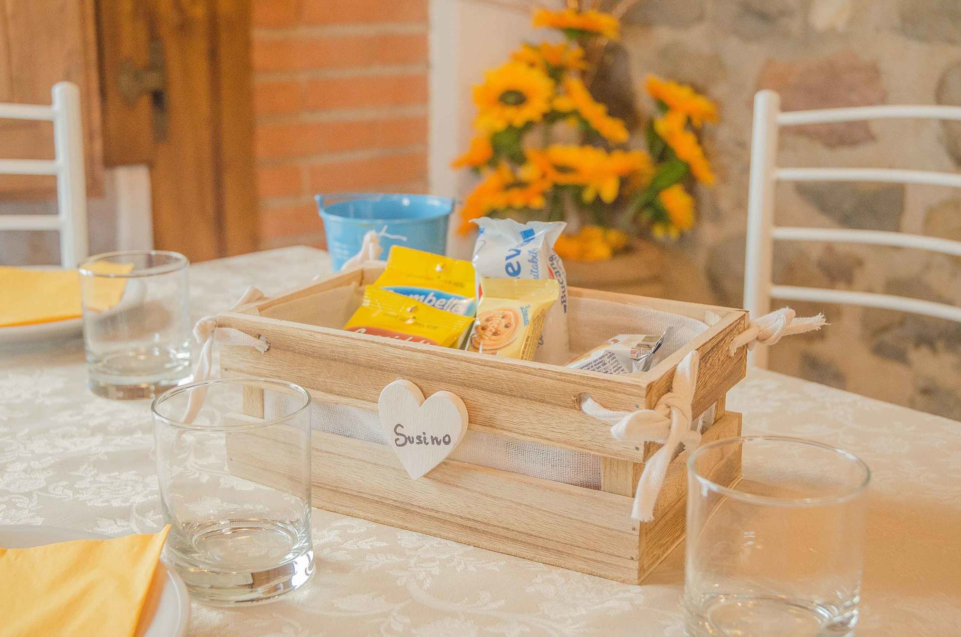 sala buffet agriturismo