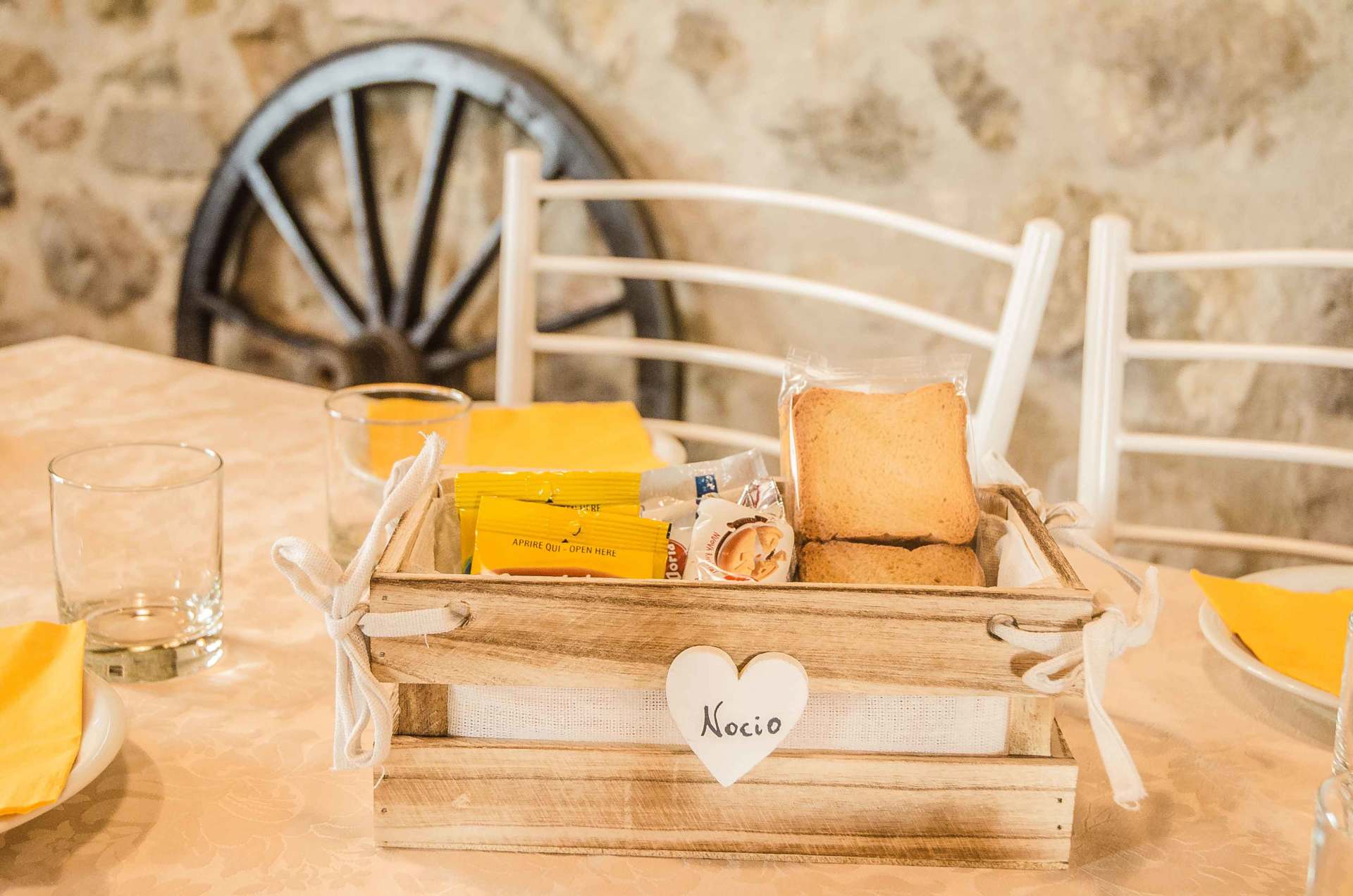 sala buffet agriturismo