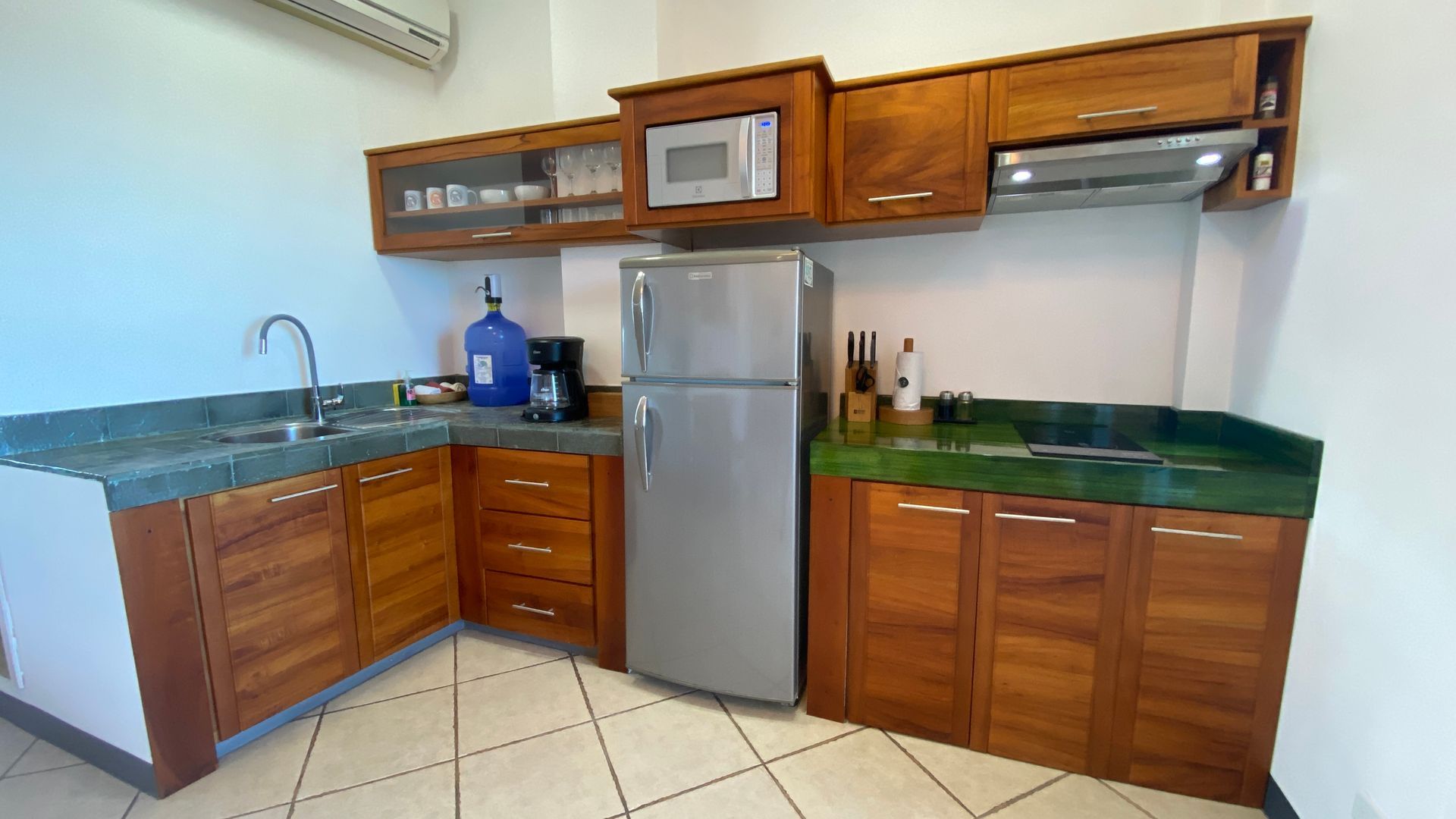 Kitchen in a suite atTorre Mar Galapagos Boutique Suites