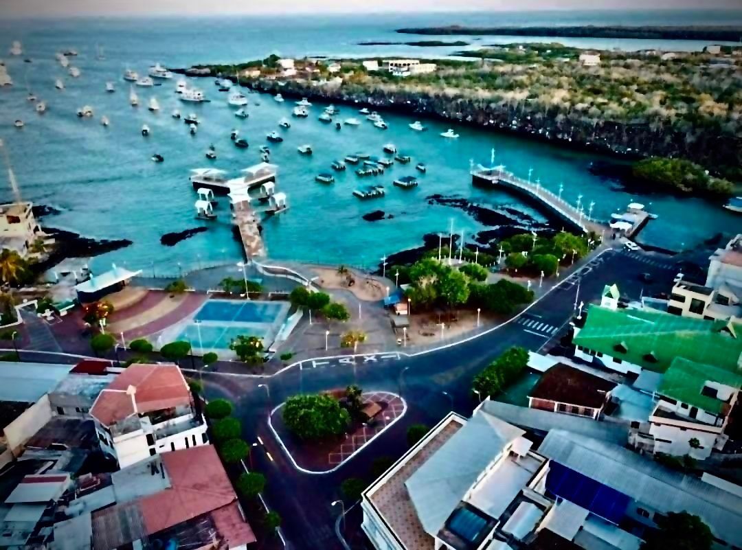 View of Santa Cruz Galapagos
