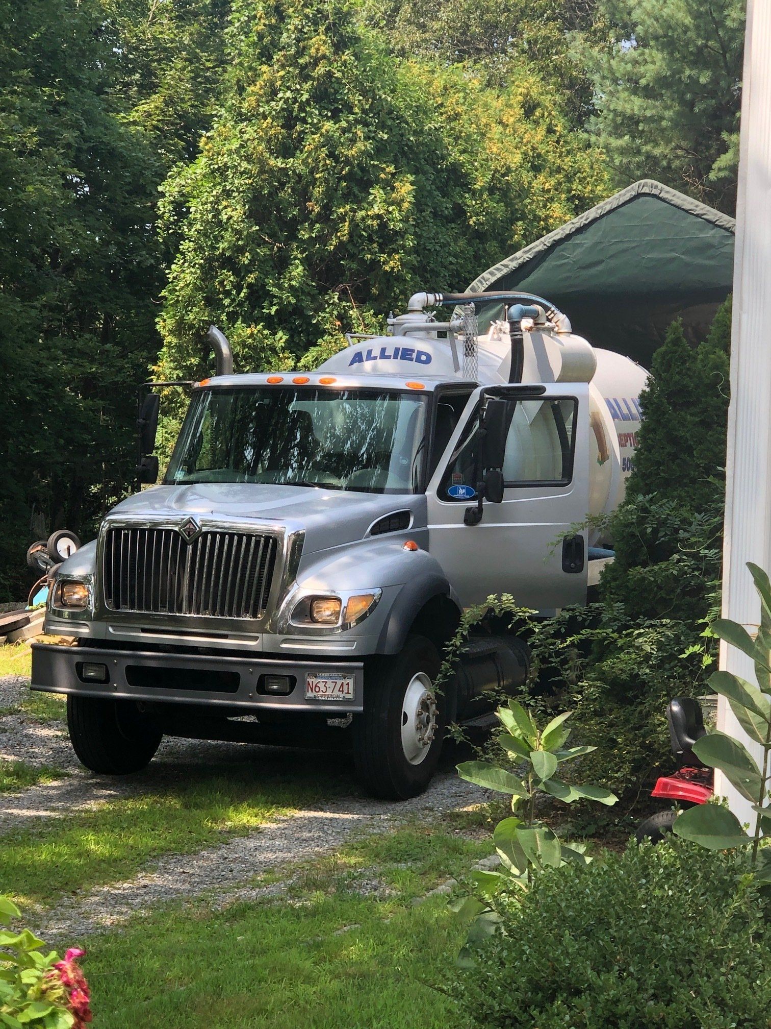 Septic Pump Truck - Grease trap pumping in Falmouth, MA