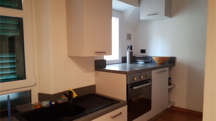 cucina di una casa in affitto