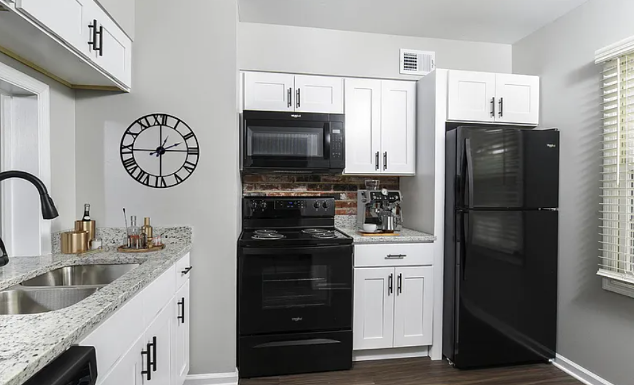 Renovated Kitchen with granite countertops