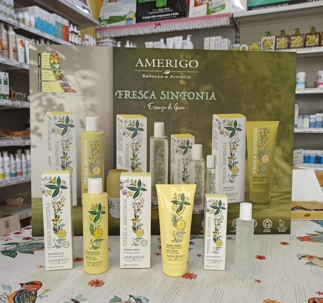 Amerigo cosmetici 100% made in Italy - Fragranza Fresca Sinfonia