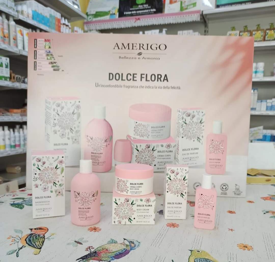 Amerigo cosmetici 100% made in Italy - Fragranza Dolce Flora