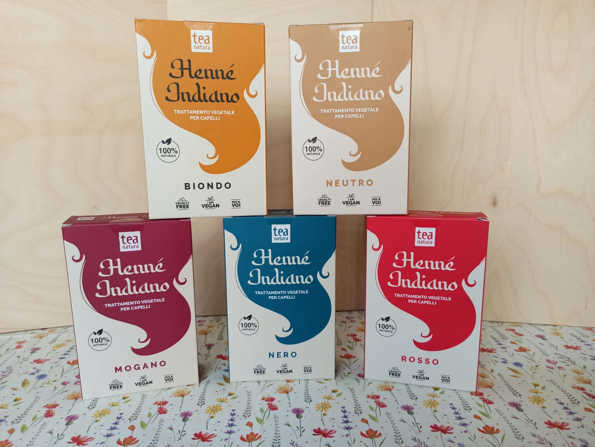  Natura Henné Indiano 100% naturale. biondo, neutro, mogano, nero e rosso.