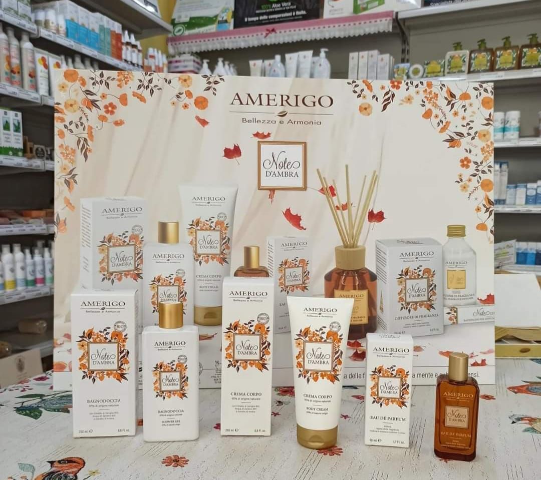 Amerigo cosmetici 100% made in Italy - Fragranza Note d'Ambra