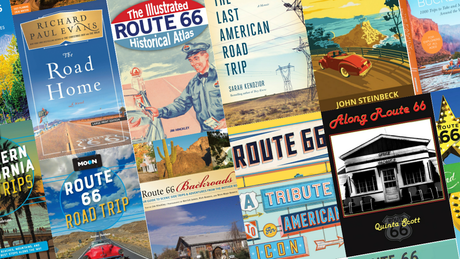 An image of Route 66 book covers