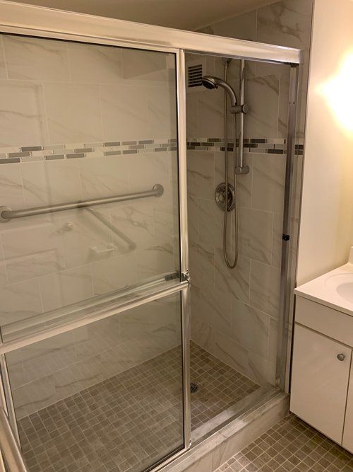 Modern Shower Room — Bronx, NY — S Tieger Plumbing