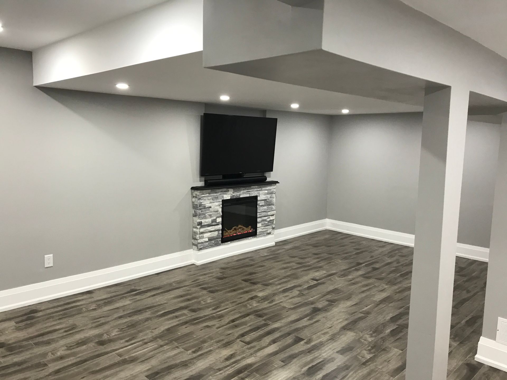 after basement renovation from Alpha Builds Contracting Inc.