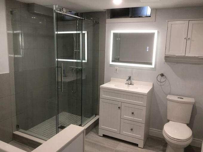 after bathroom renovation from Alpha Builds Contracting Inc.