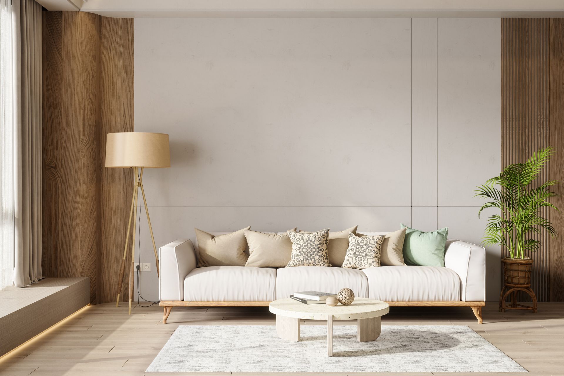 Modern living room interior.