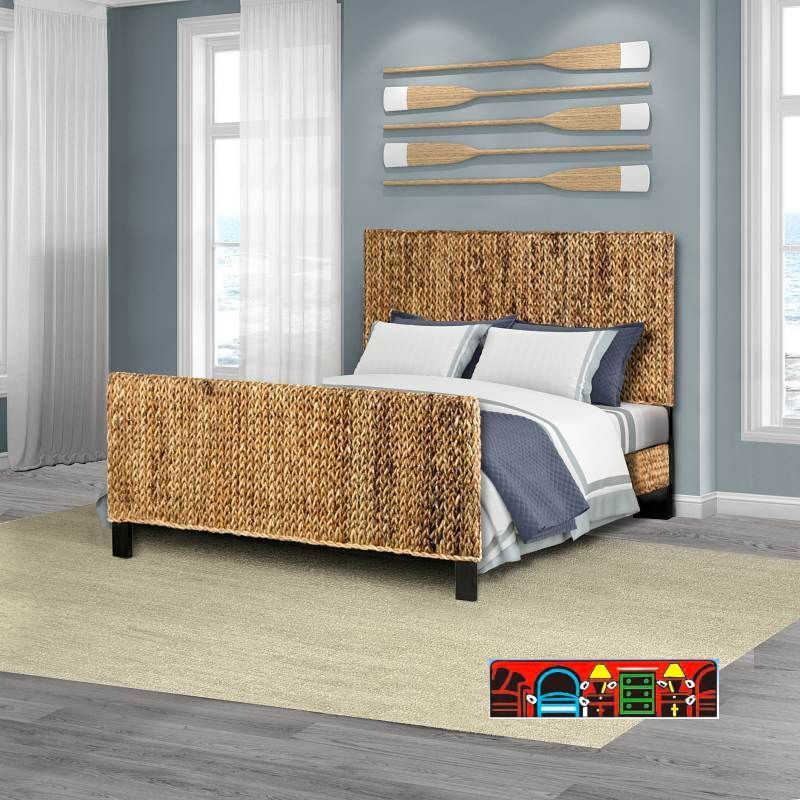 The Maui Woven Bed is available in both Queen and King sizes at Bratz-CFW in Fort Myers, FL.