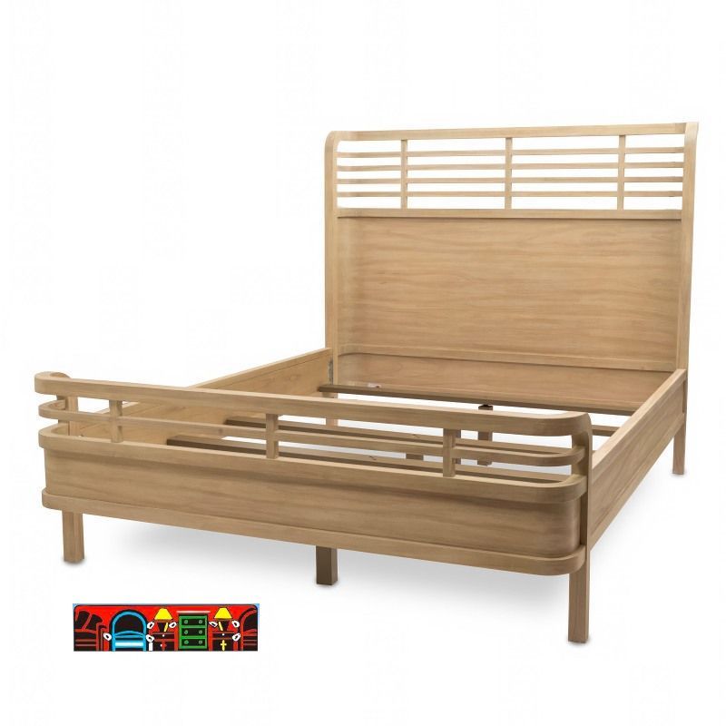 The Monterey bed, featuring solid wood with a sandstone finish and rounded ends, is currently on sale at Bratz-CFW.