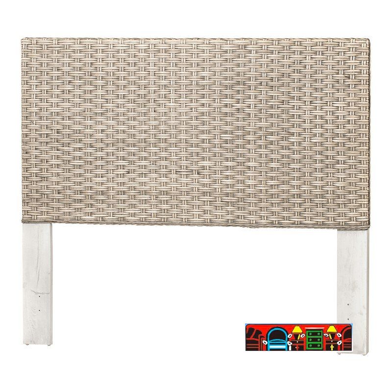 new natural color woven wicker headboard available in twin, queen & king for sale at bratz-cfw/fort myers fl.