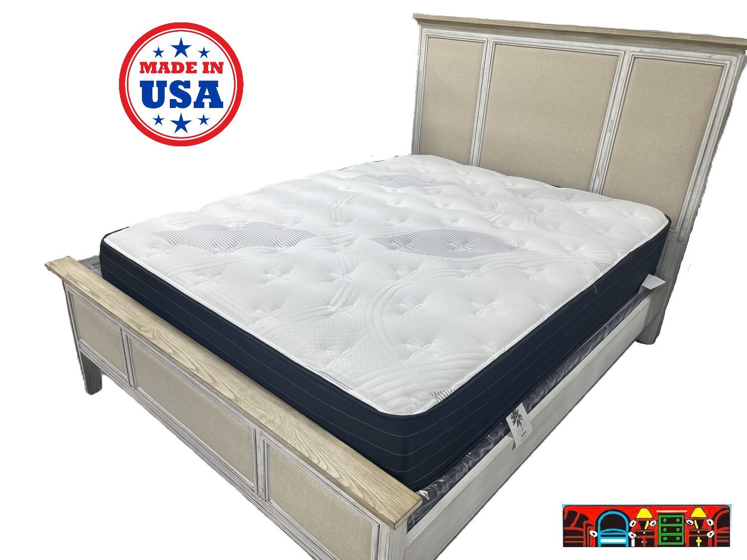 The Serene Medium Firm two-side Resort Collection mattress by Biscayne Bedding can be found at Bratz-CFW located in Fort Myers, FL.