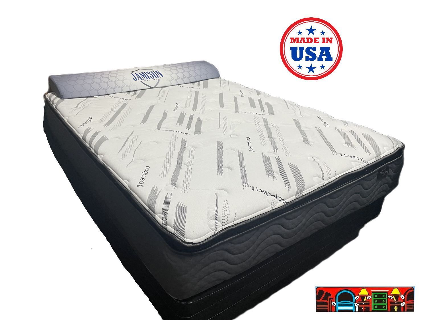 new jamison bedding liberty park pillow top mattress for sale at bratz consignment furniture warehouse in fort myers florida 33912