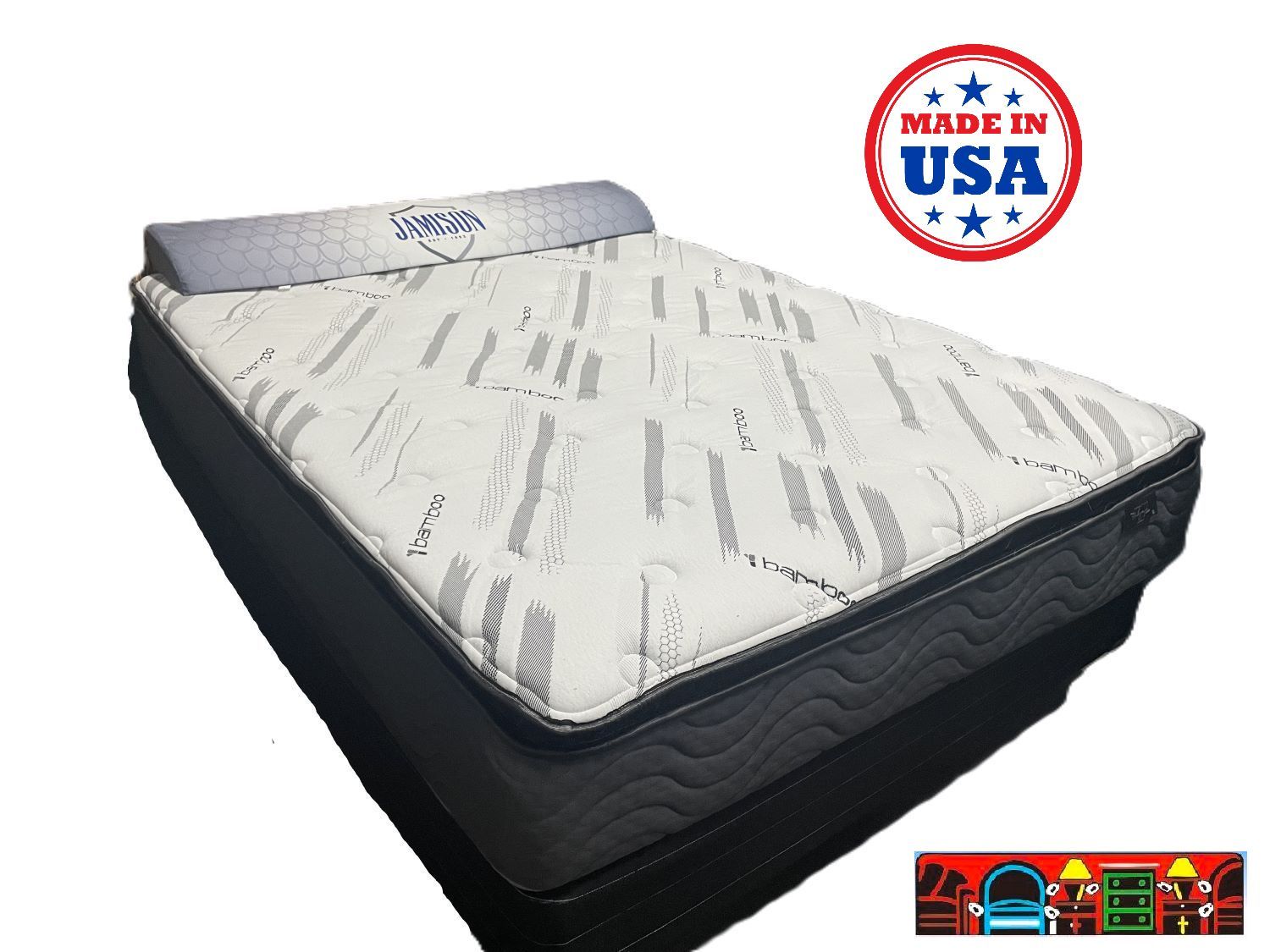 The Jamison Autograph Series Liberty Park pillow top mattress is available at Bratz-CFW in Fort Myers, FL.