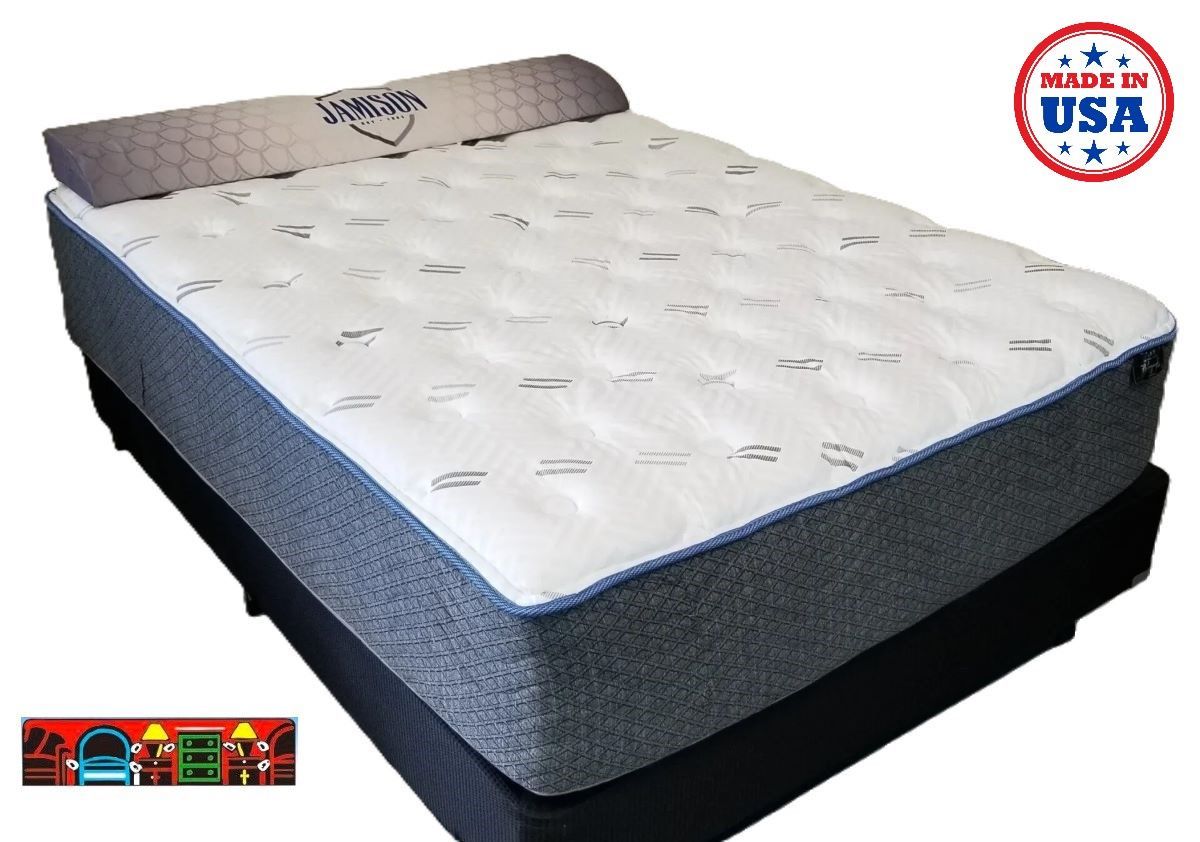 The Jamison Bedding Autograph Series Hudson Bay plush mattress is available at Bratz-CFW in Fort Myers, FL.