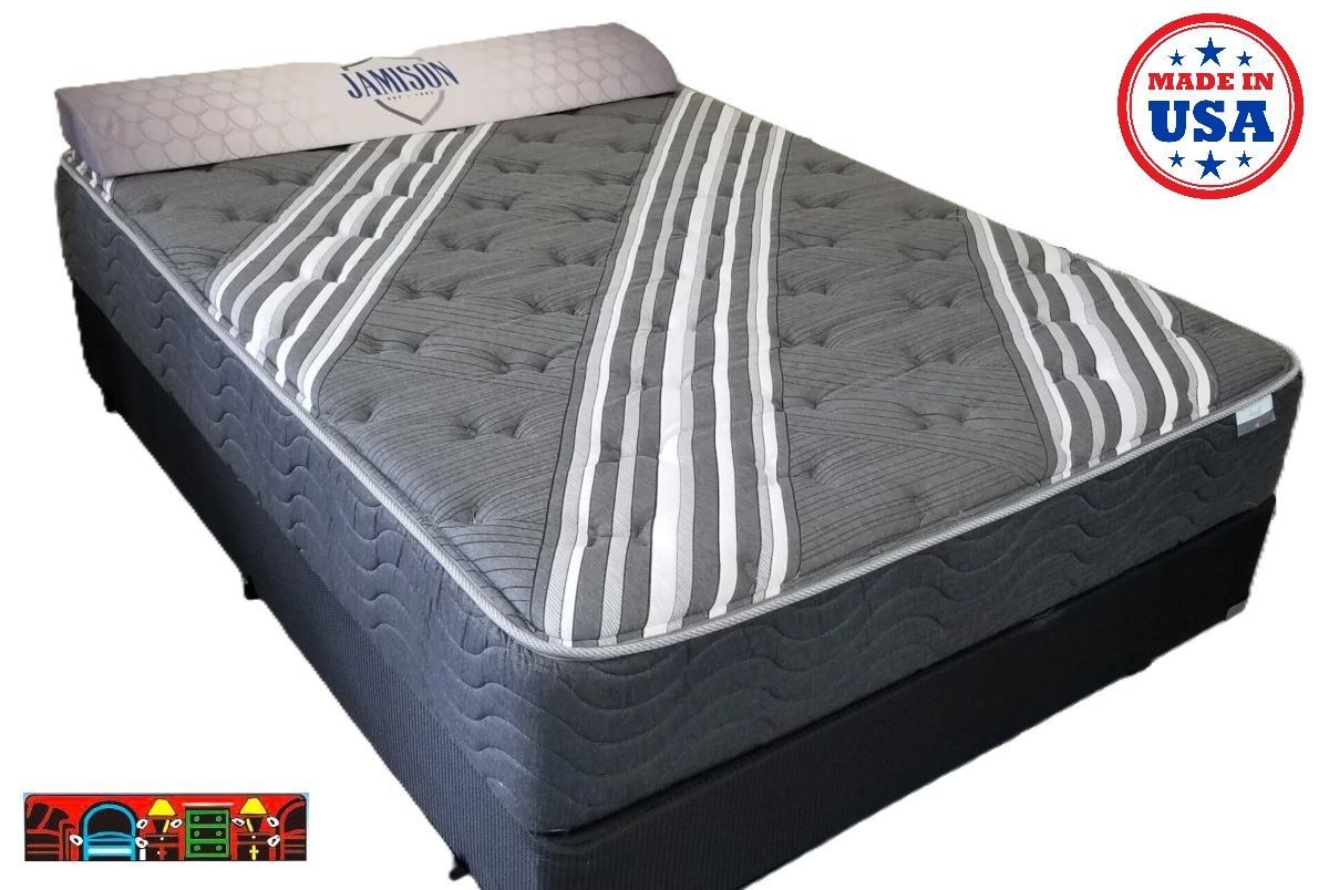 The Jamison Bedding Sleep Response Prodigal LTD cushion firm mattress is available at Bratz-CFW in Fort Myers, FL.