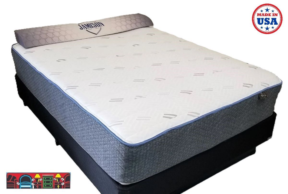 The Jamison Bedding Autograph Series Hudson Bay firm mattress is available at Bratz-CFW in Fort Myers, FL.