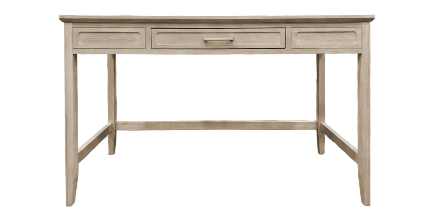 Glazed driftwood writers' desk with 1 drawer