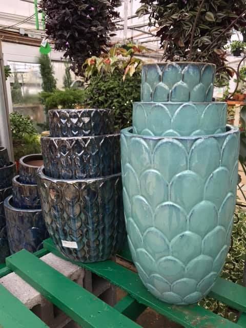 pottery, fountains, statuary