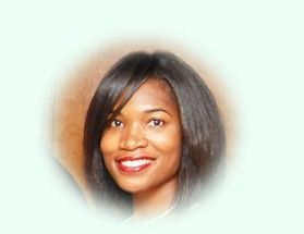 Women with faded background