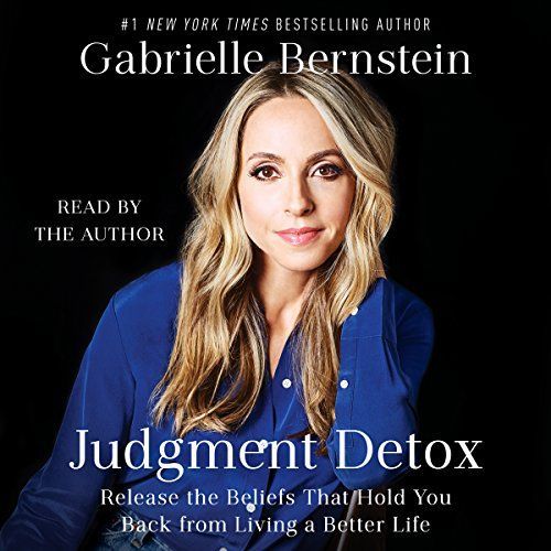 a woman is on the cover of a book called judgment detox .