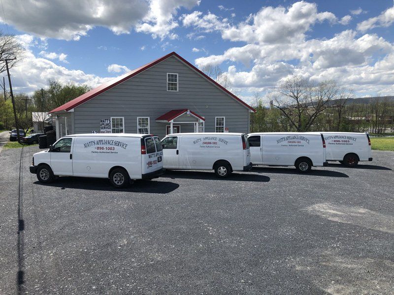 Service Van Diagonally Parked — Timberville, VA — Matt’s Appliance Service Inc