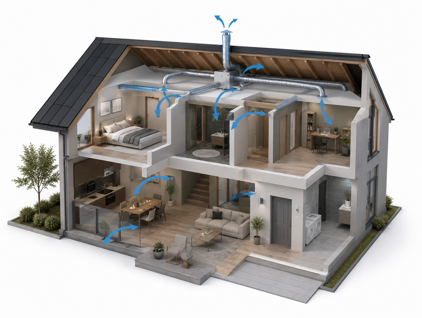 Eramaja ventilatsiooni paigaldus