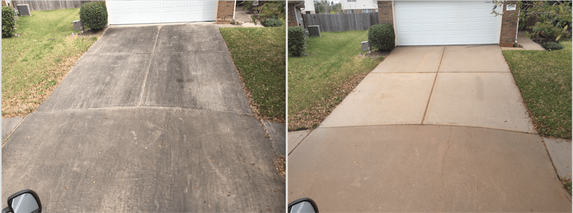 Pressure washing