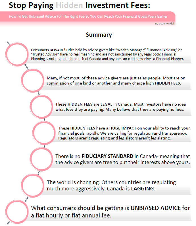 Stop Paying Hidden Investment Fees Book Summary - Dean Kendall