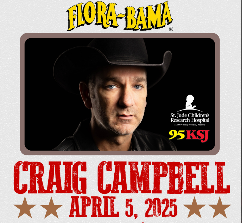 Craig Campbell St. Jude FloraBama Concert