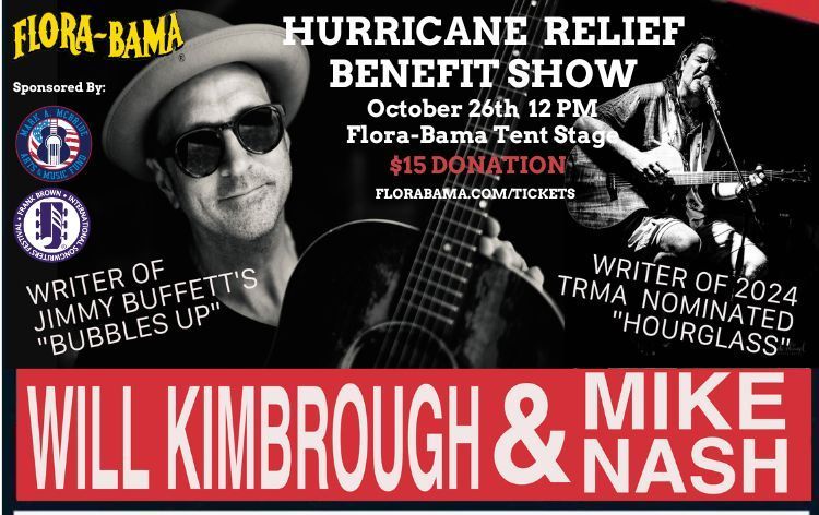 Hurricane Helene Relief Benefit Show, Hurricane Milton Relief Benefit Show