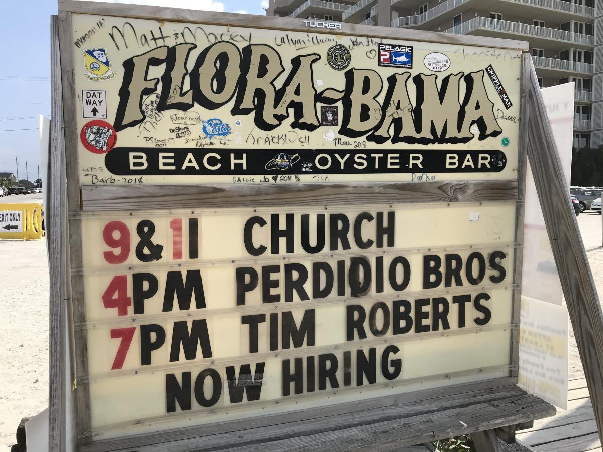 FLORABAMA DAILY EVENTS