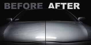 hail dents repair before & after