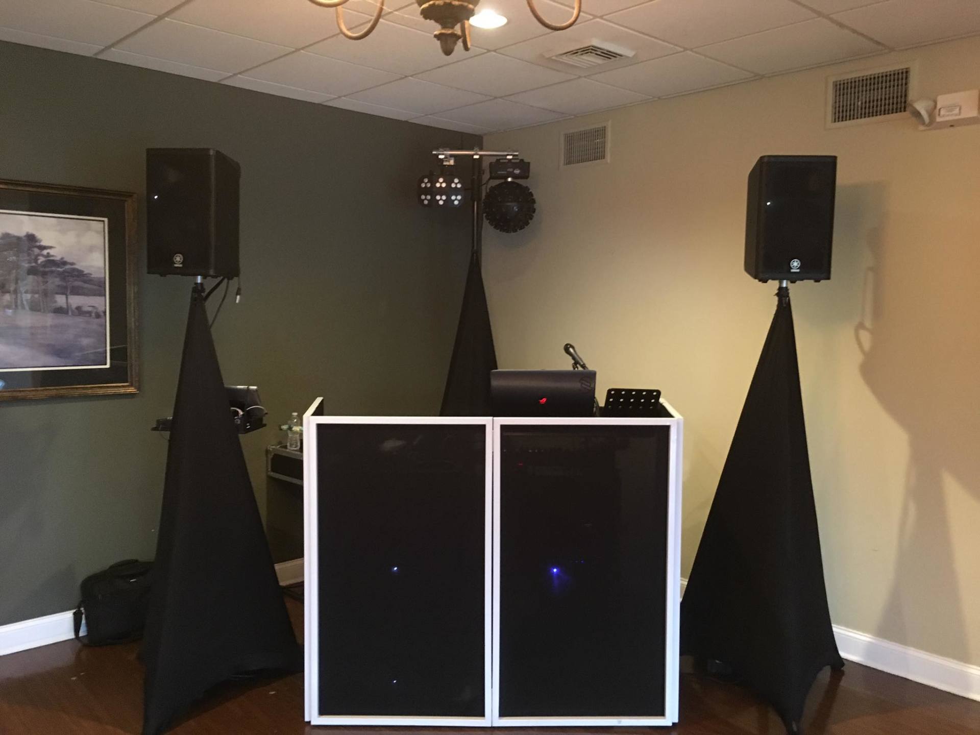 DJ Sound Setup at Memories at the Tradition for a Wedding