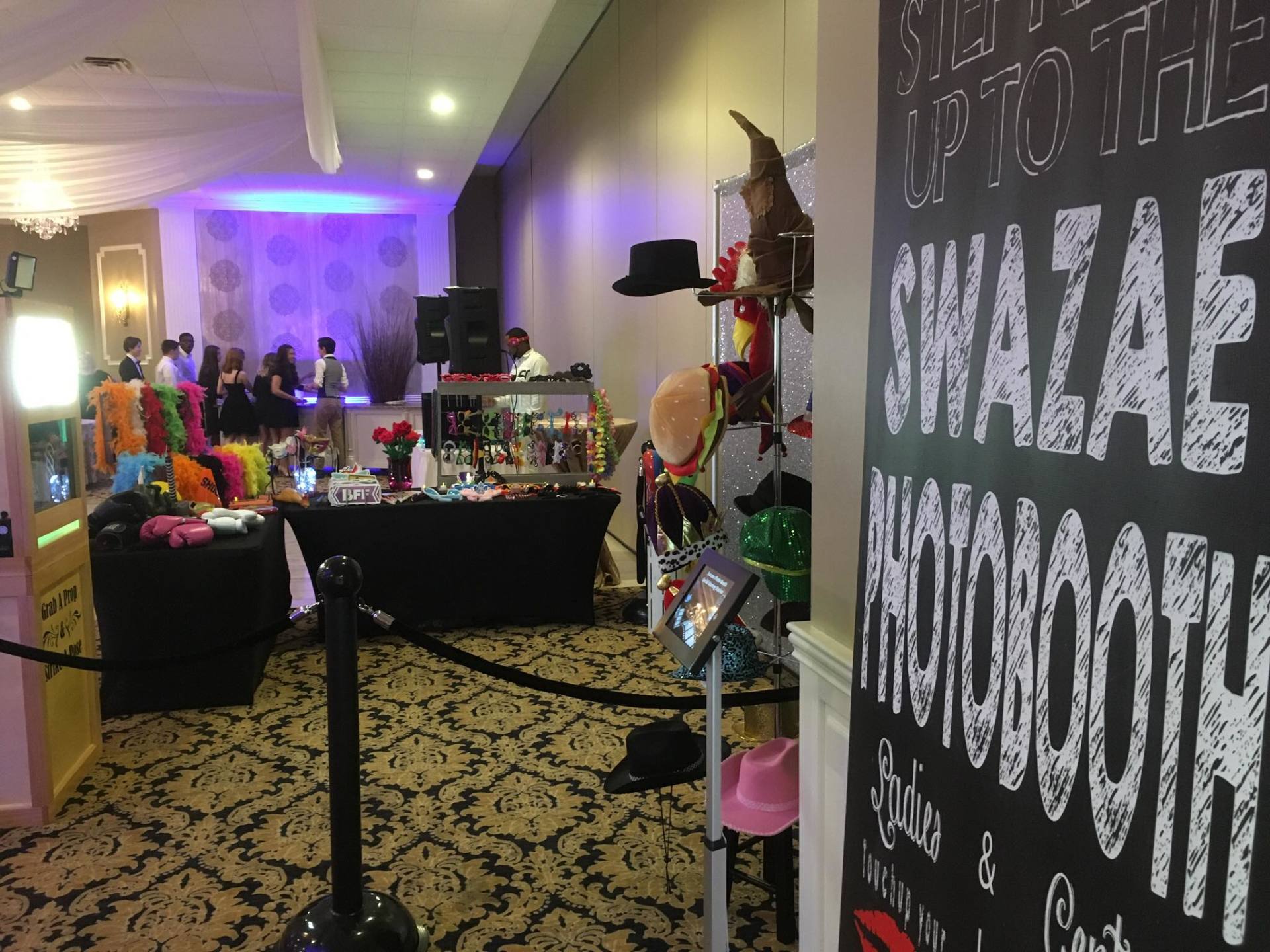 Swazae Photo Booth at a Sweet 16 party at the Grand Oak Villa