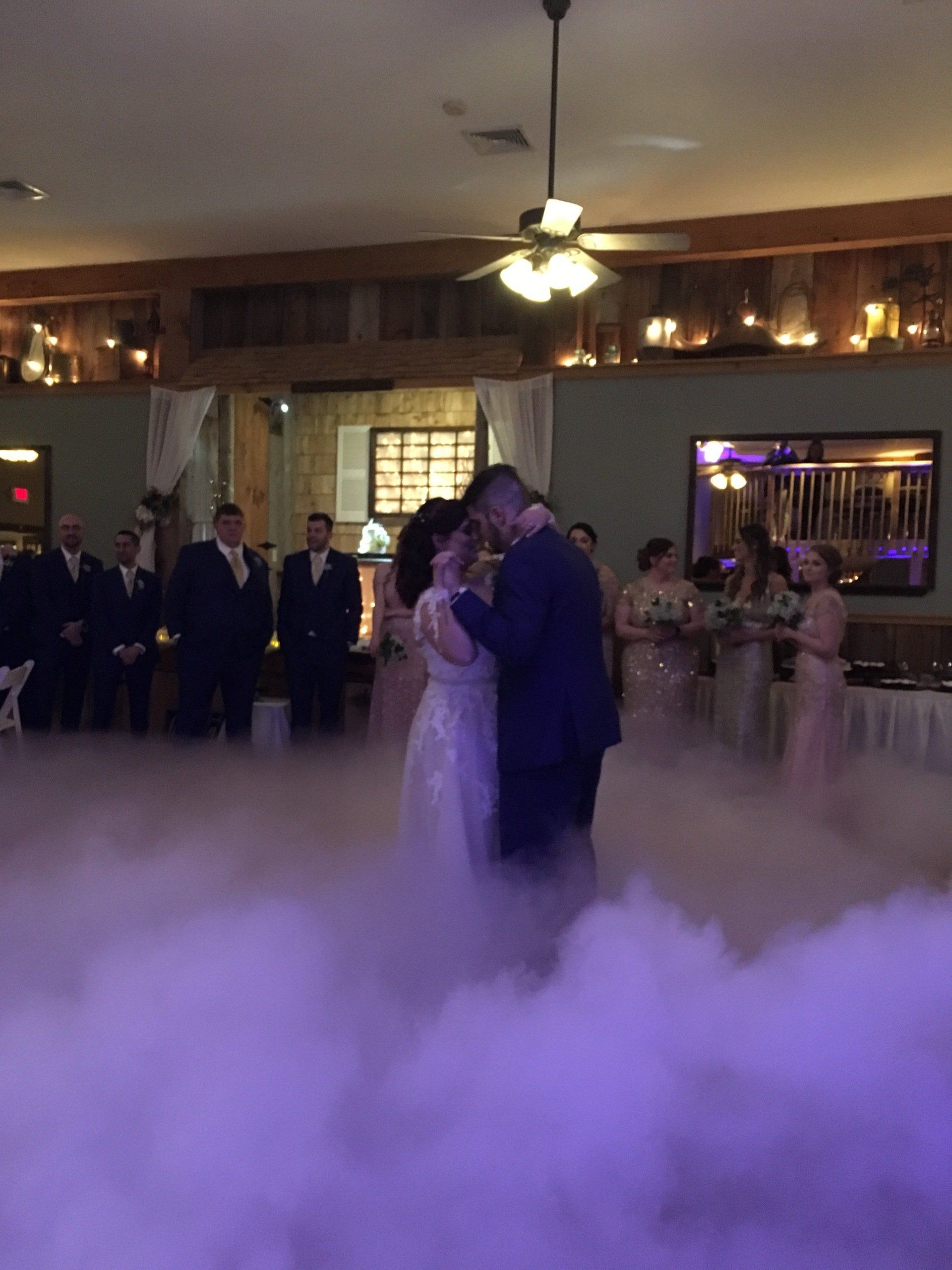 Dance on a cloud at wood Acres for a wedding first dance
