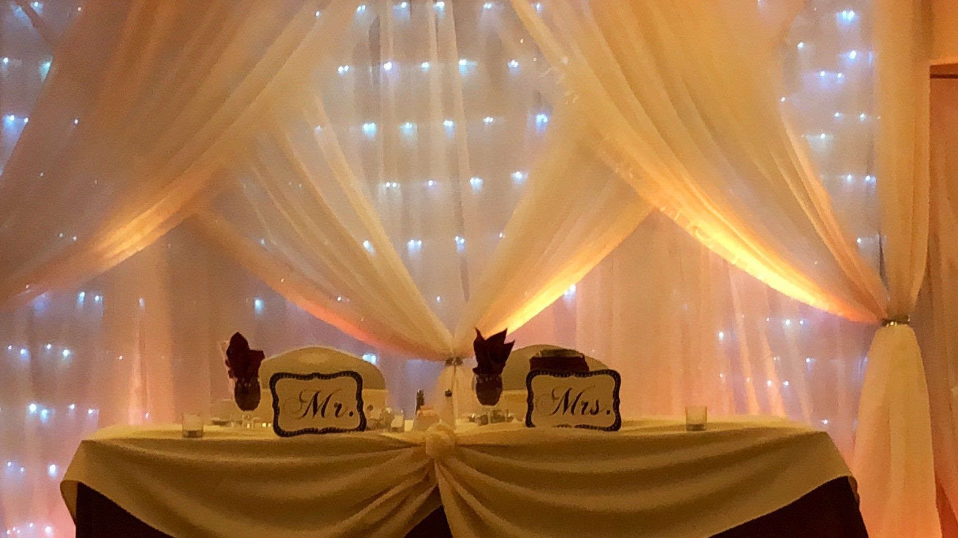 Sweet Heart table at Georginas for a wedding