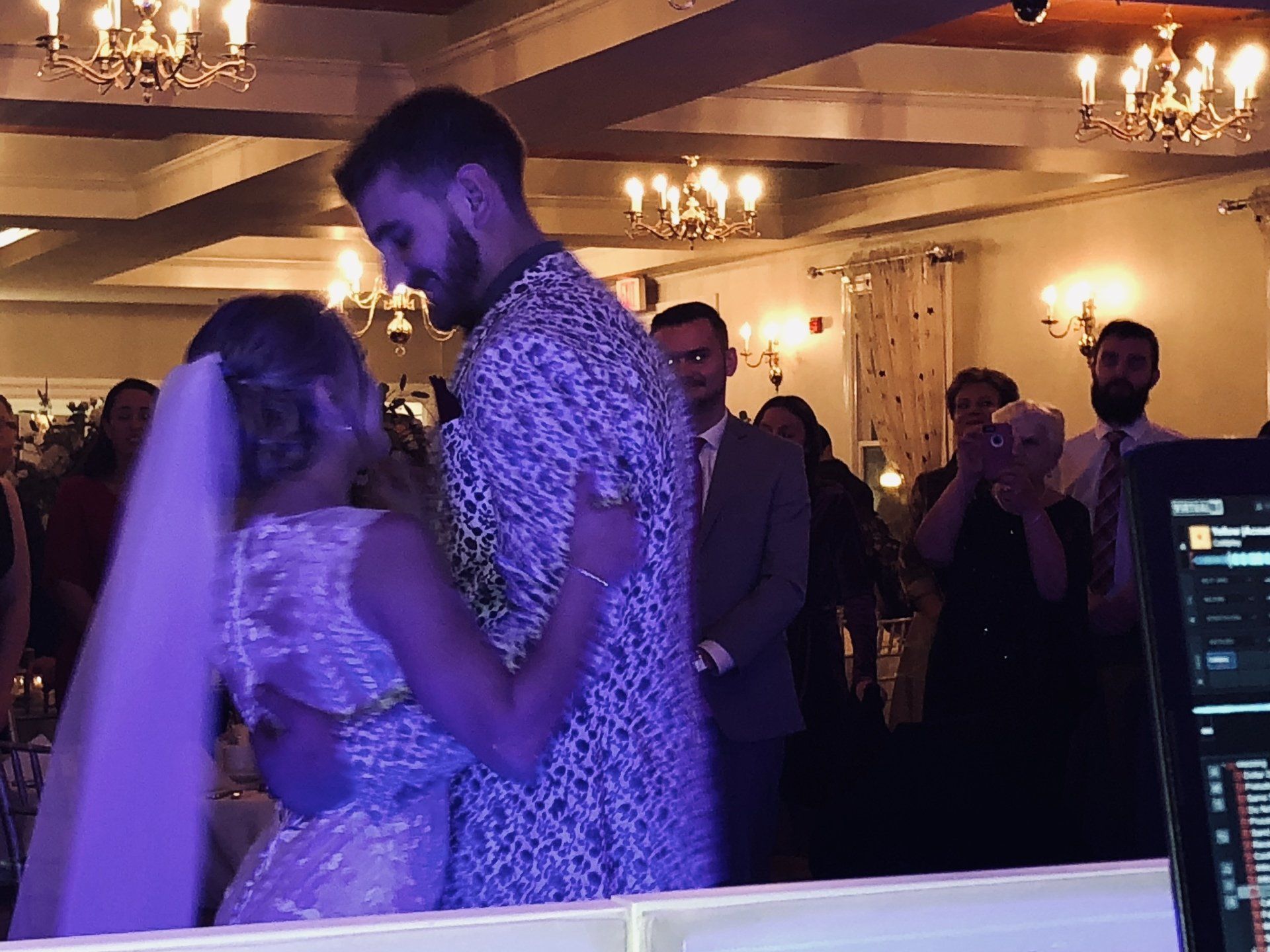Couple's First dance at the Litchfield Inn