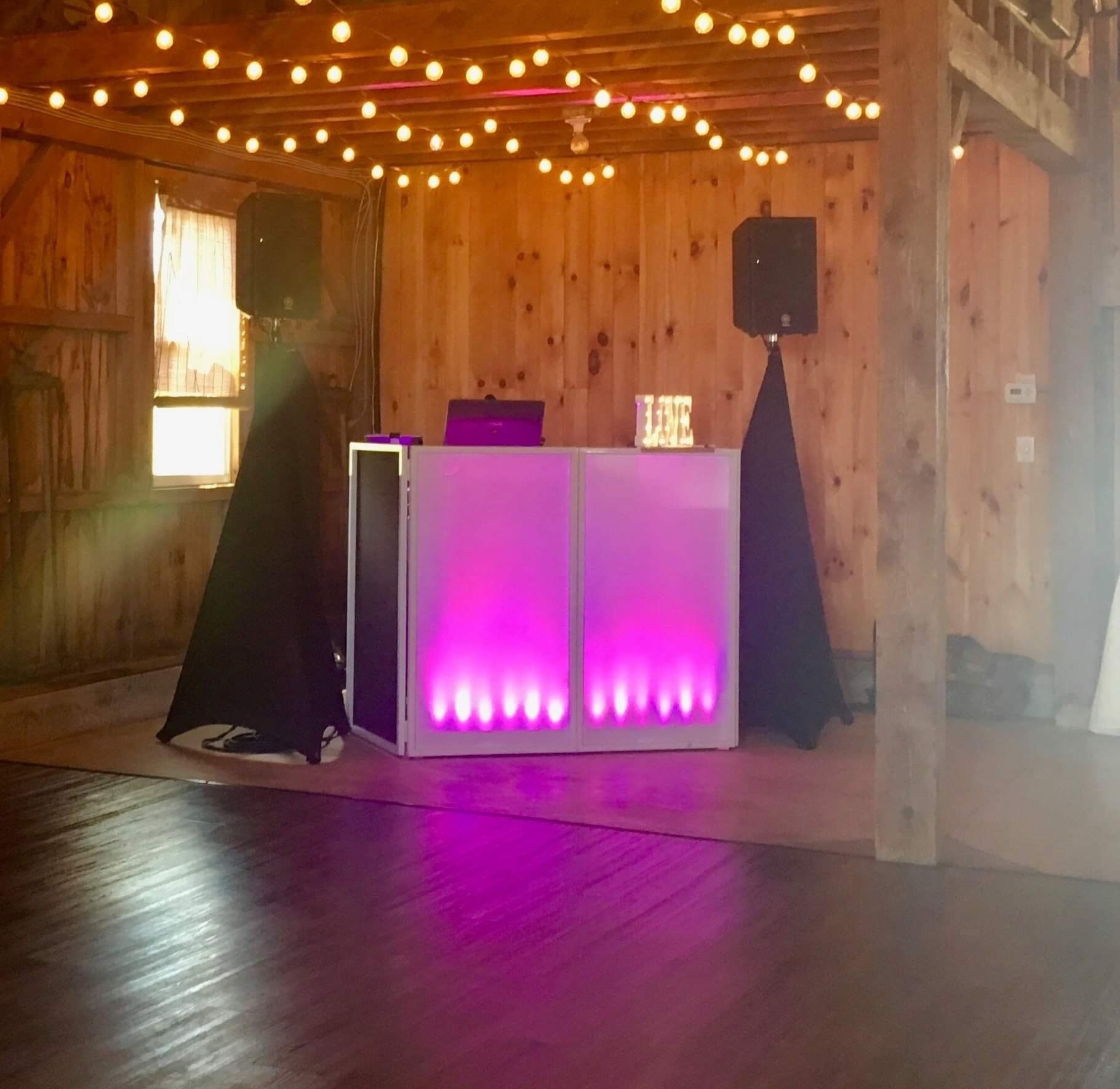 Wedding DJ Service at Allen Hill Farms