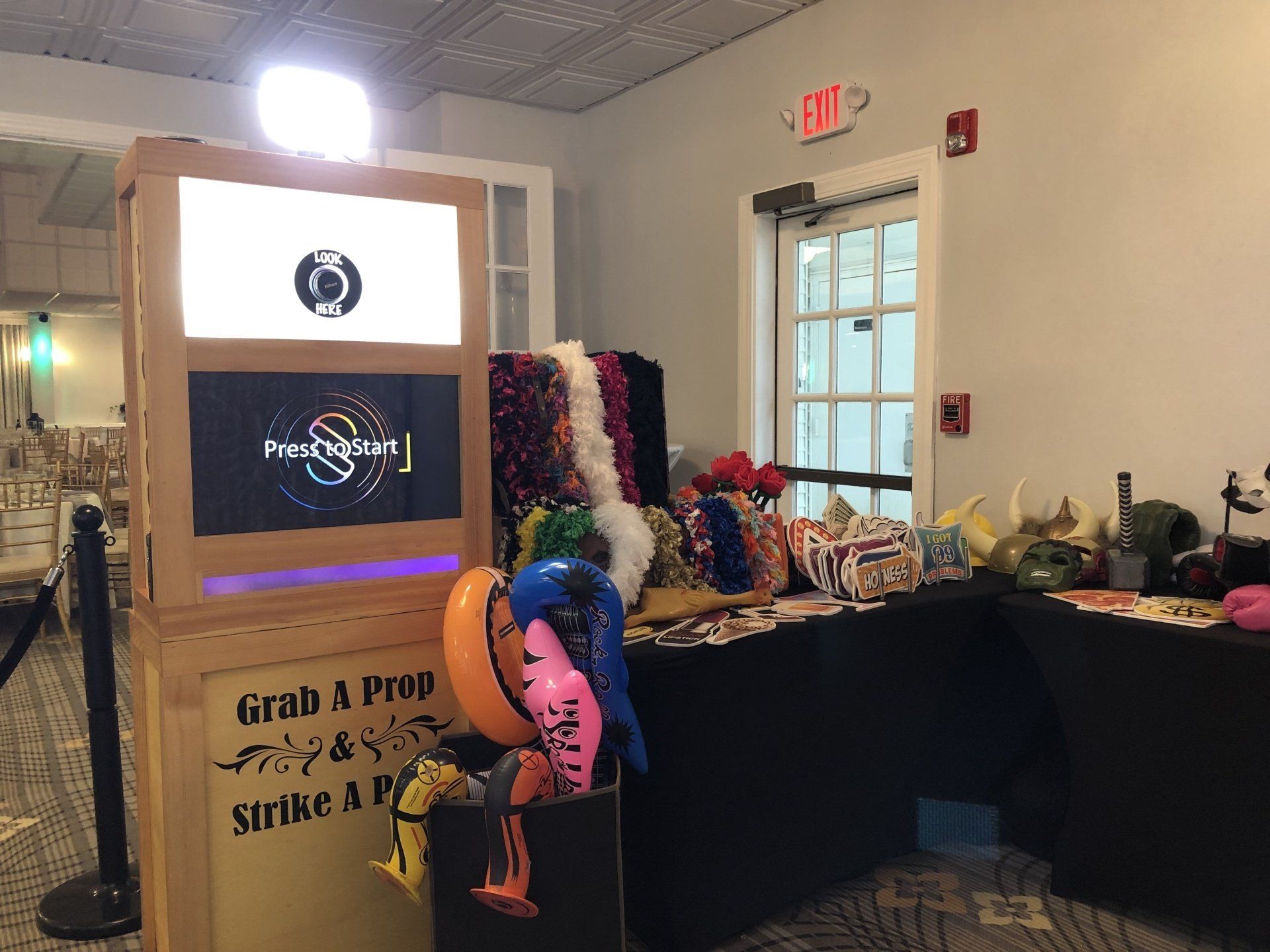 Swazae Photo Booth for a wedding at the Villa Bianca