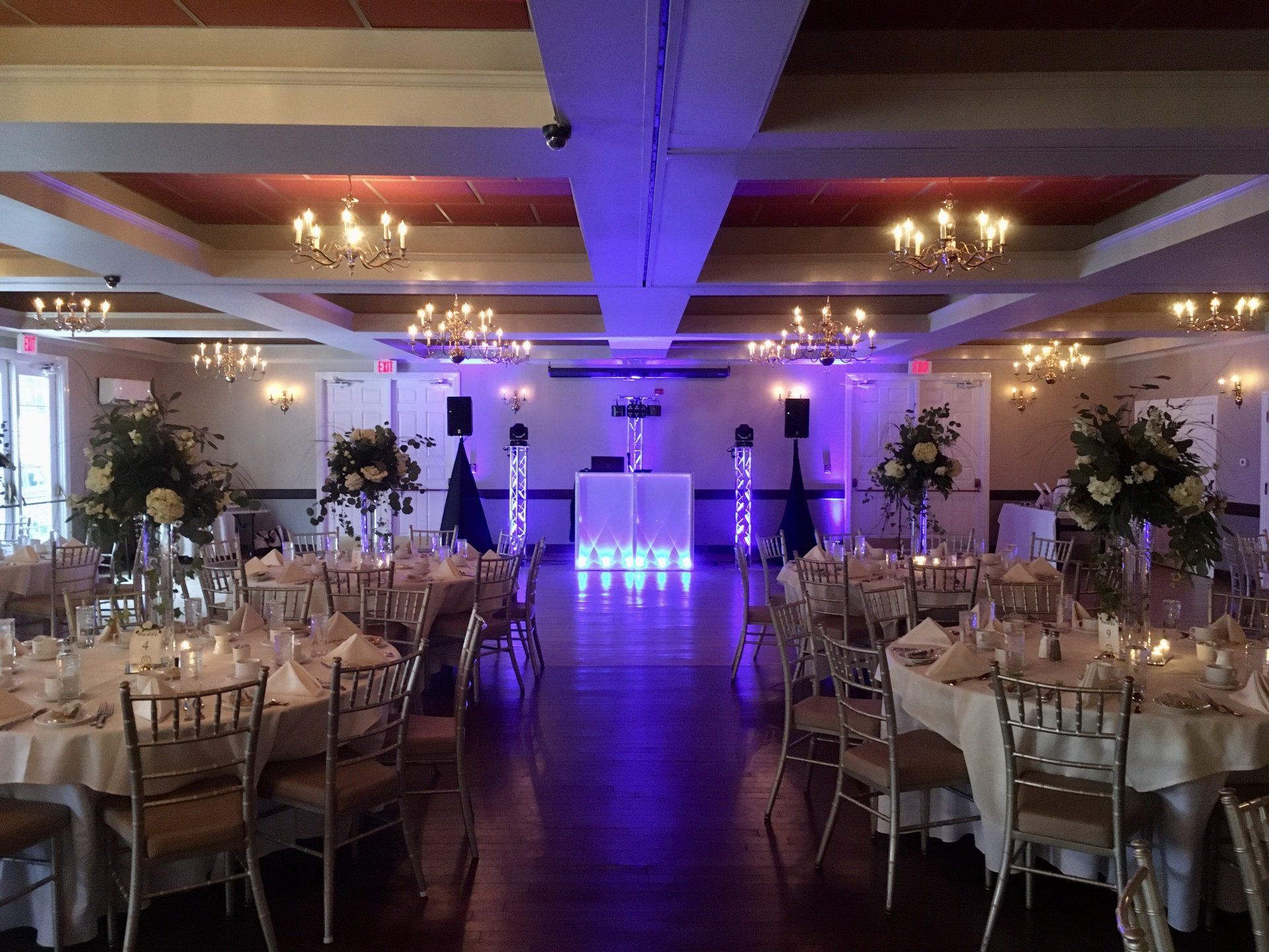 Wedding DJ Setup at Litchfield Inn