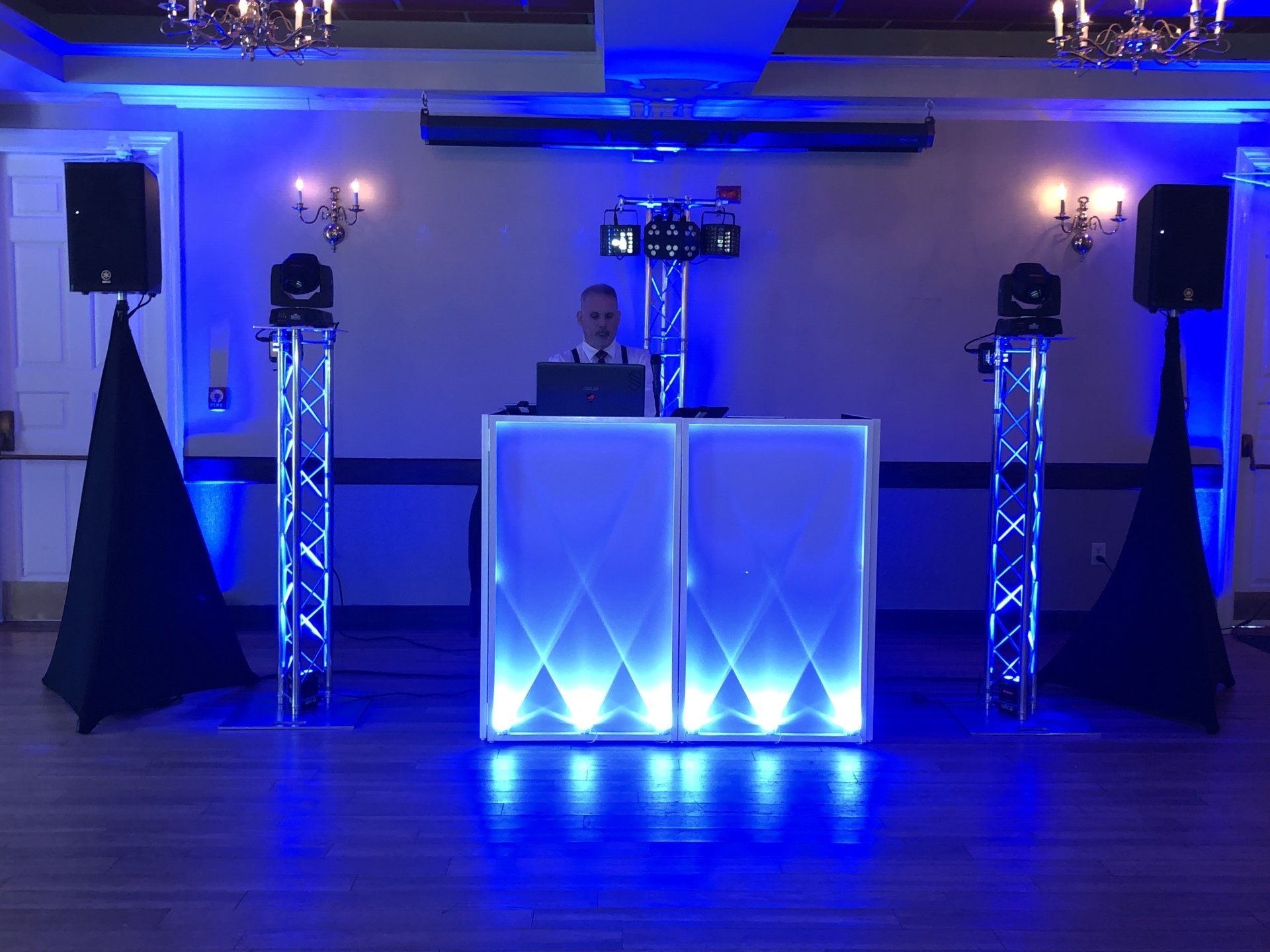 Wedding DJ Setup at Litchfield Inn