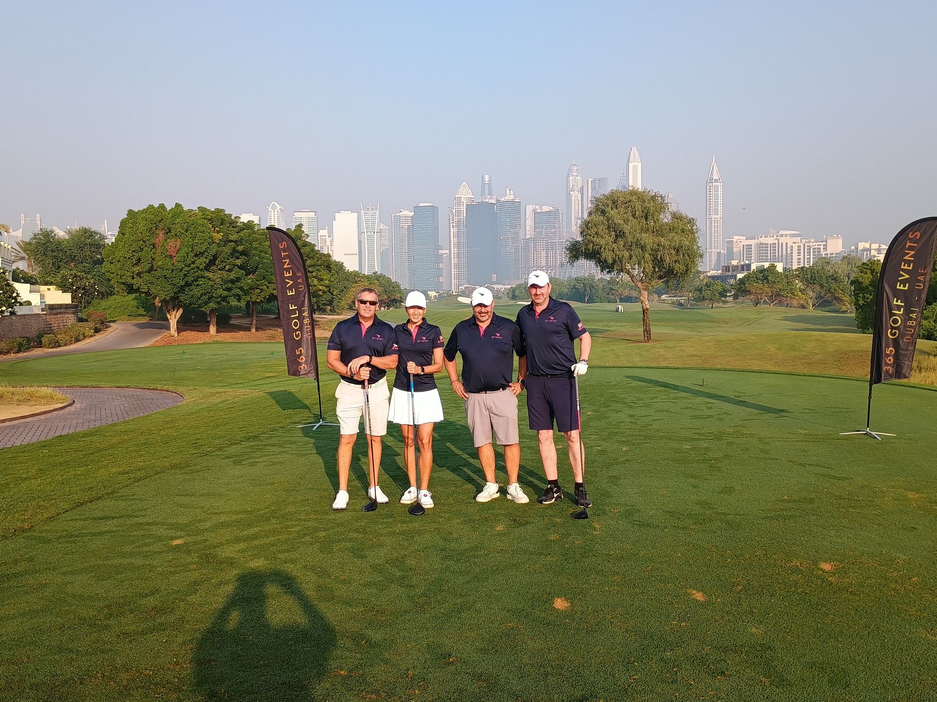 Team UAE vs Team Denmark at Monty