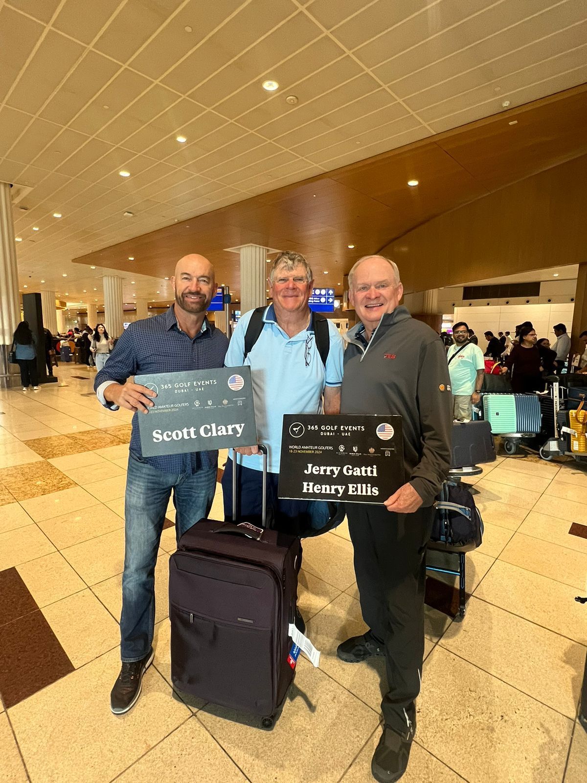 Team US - arrival DXB