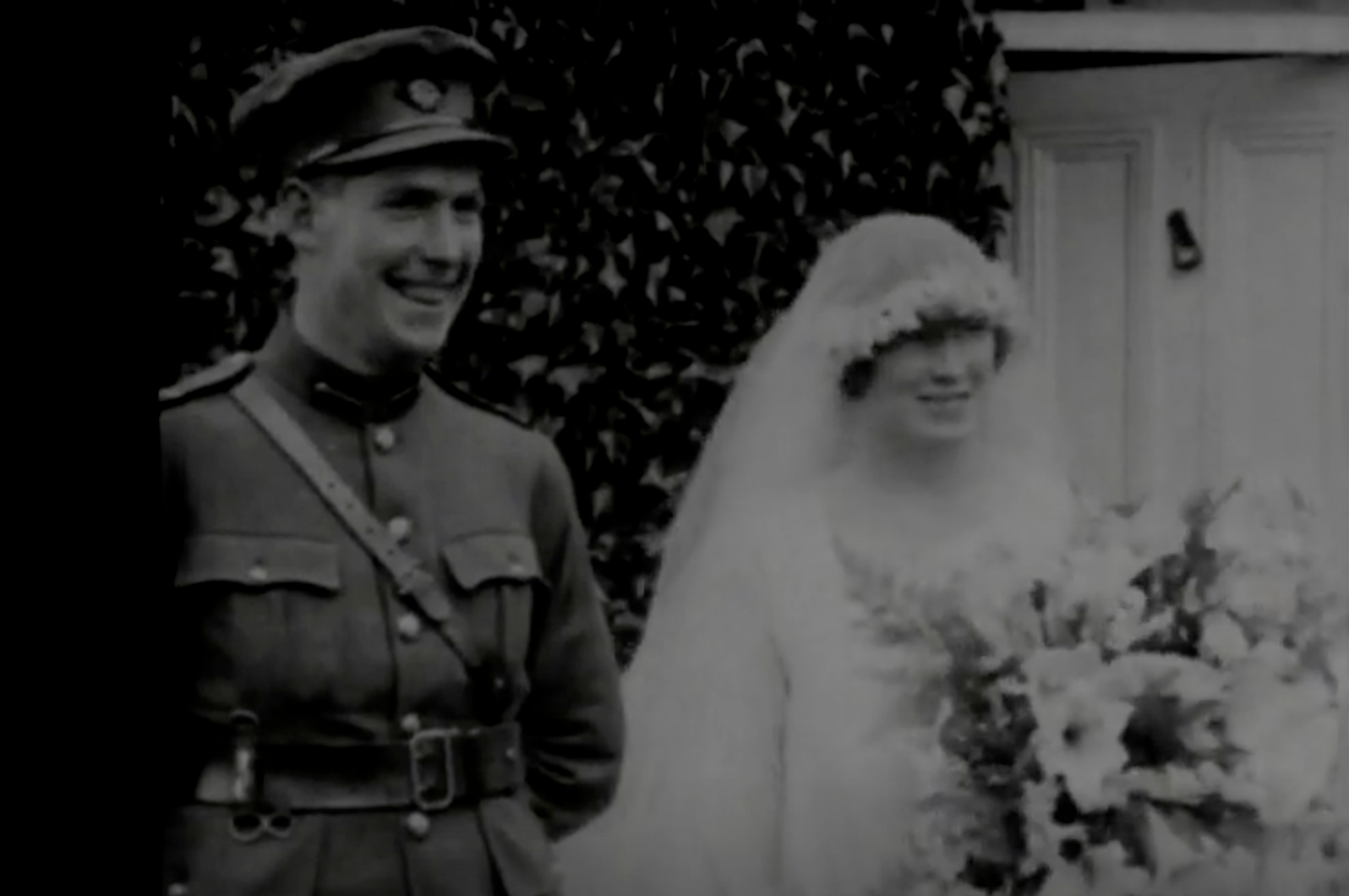 General Seán Mac Eoin and Alice Cooney on their wedding day