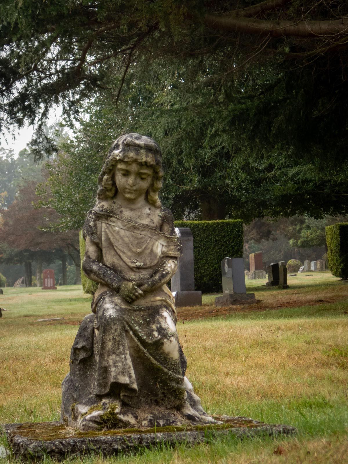 Angel Statue — Seattle, WA — Mt Pleasant Cemetery